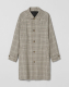 Karierter Trenchcoat